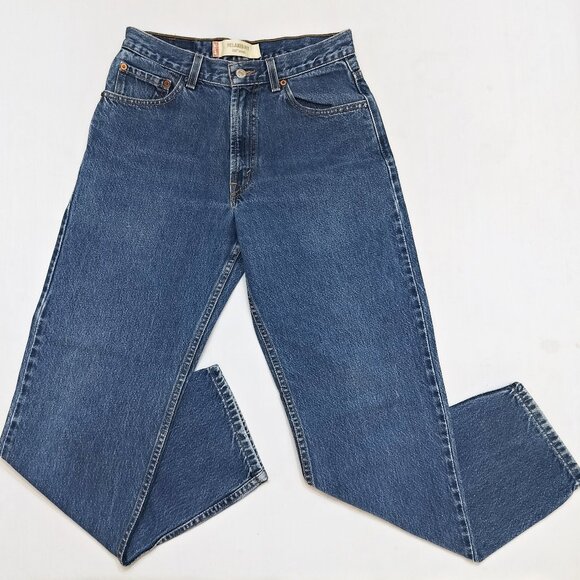 Vintage LEVI'S 550 Relaxed Fit Jeans 90s Y2K Faded Blue Denim Mens Sz 30 x 32 - Picture 1 of 8